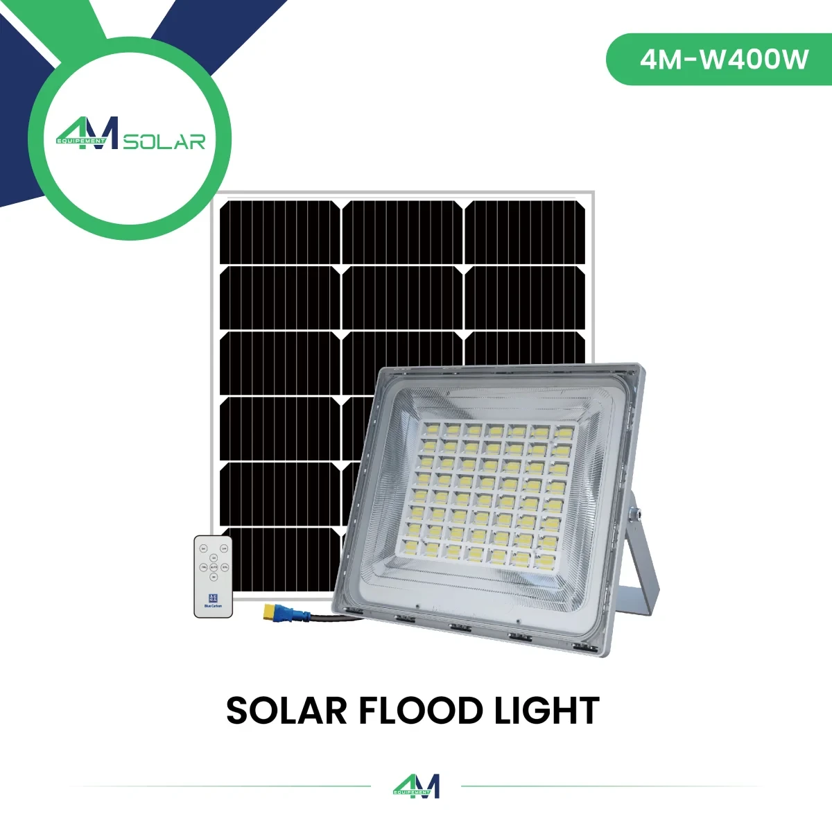 Projecteur Solaire 400W avec Télécommande