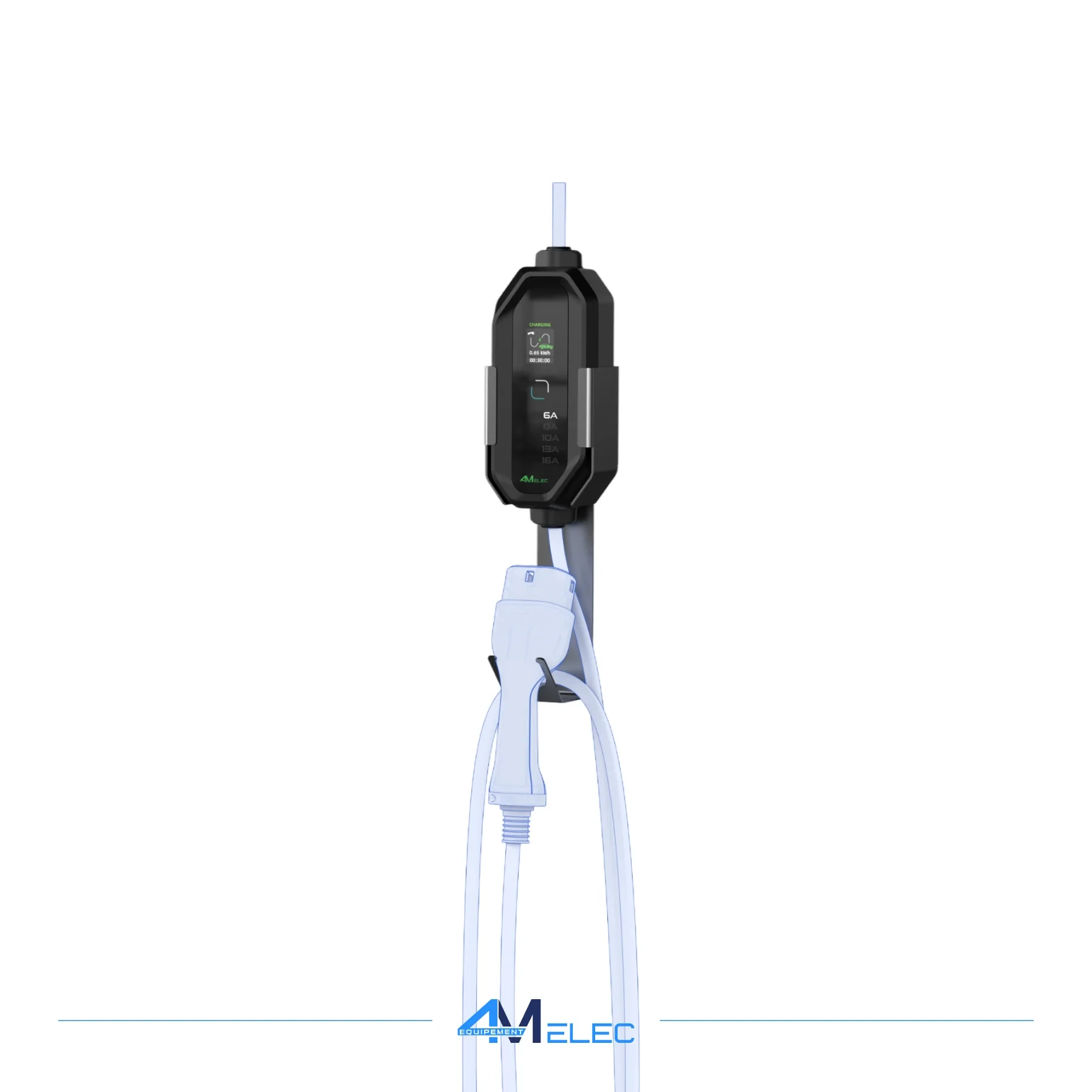 Support 3-en-1 Chargeur Portable, Organisateur Câble & Connecteur